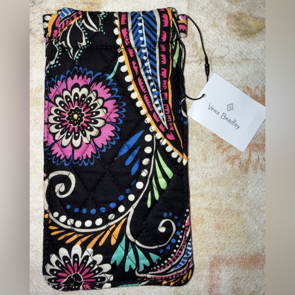 Vera Bradley Bandana Swirl Sunglass Sleeve NWT